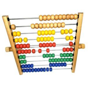 Japanese Soroban Abacus – Wooden Frame, Classic Beads, Ancient Student Calculato